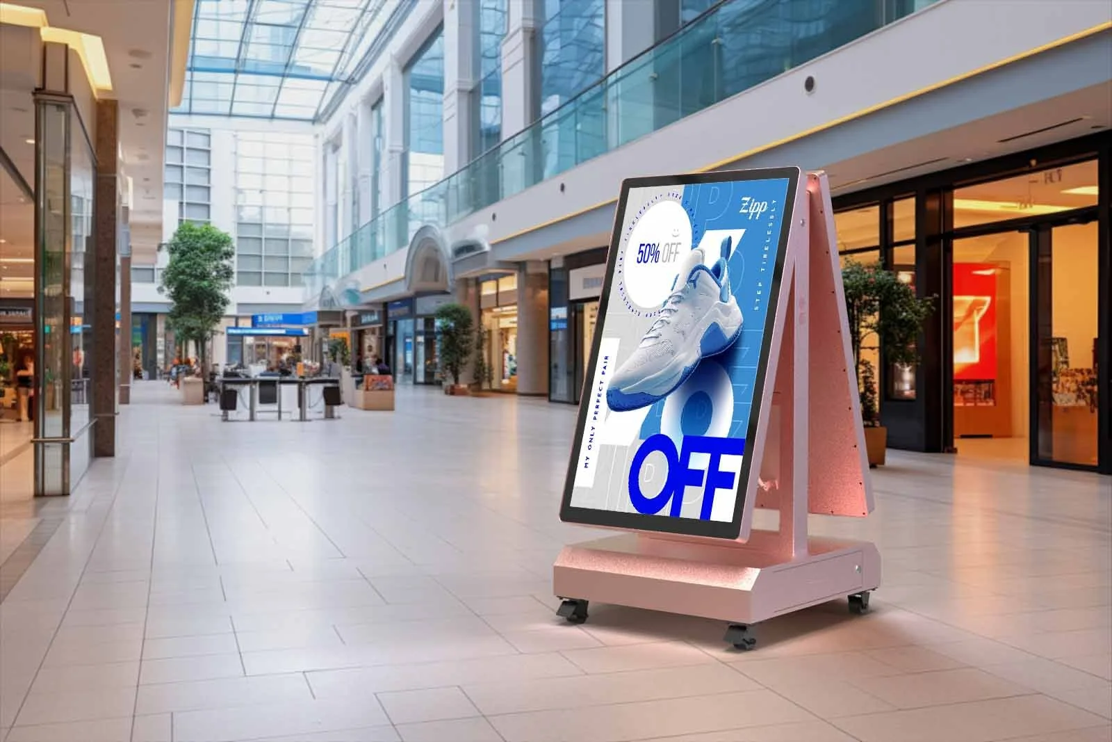Portable Double-Sided Display